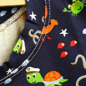 Tee-shirt garçon, manches courtes, "Omar le homard" – Image 2