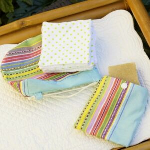 Lingettes à pois