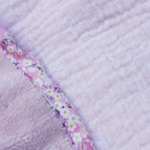 cape de bain bambou rose