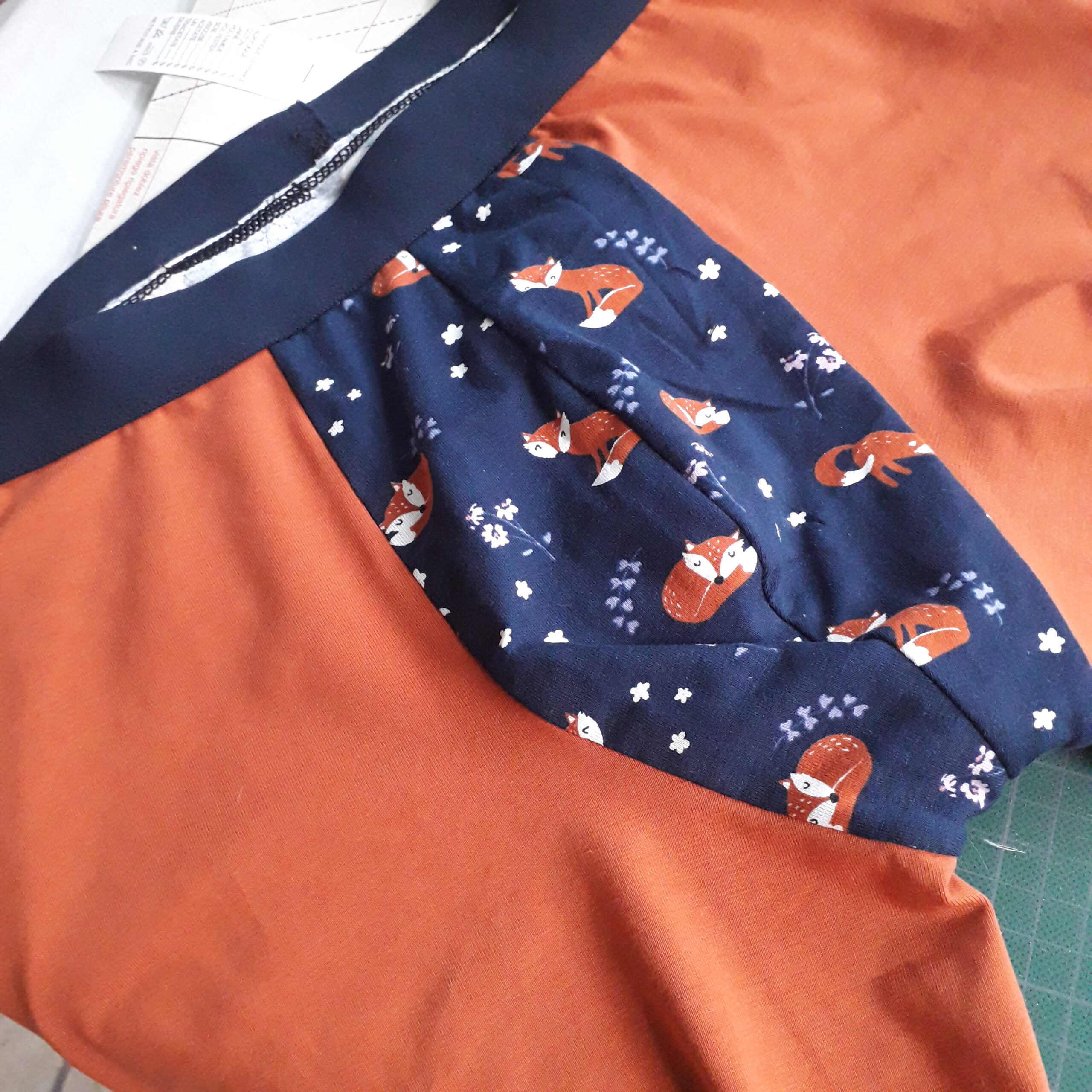 Boxer homme, motif renard