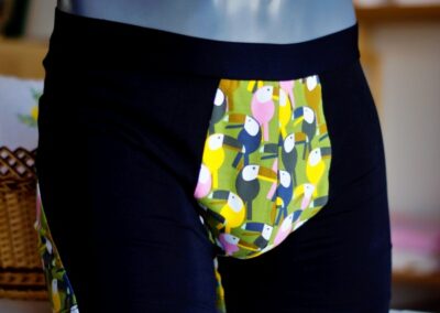 Boxer pour homme motif toucan