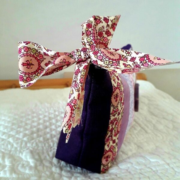 Pochette toucan prune