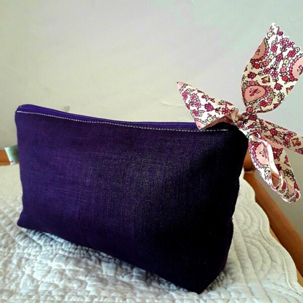 Pochette toucan prune