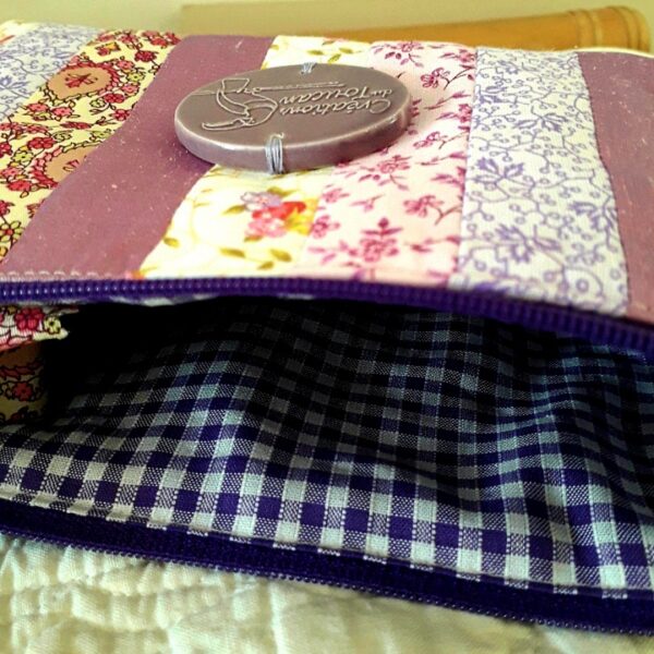 Pochette toucan prune
