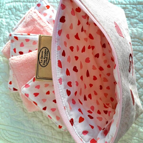 Pochette coeurs pour maman