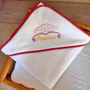 Cape de bain "Princesse" personnalisable