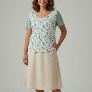 Tee-shirt motif végétal